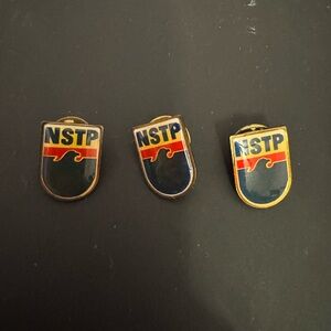 National Association of Tax Professionals NSTP Set Of 3 Pins NSTP Shield-vintage